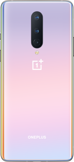 Neben Türkis und Schwarz ist das Oneplus 8 auch in einem schimmernden Perlweiß erhältlich. (Bild: Oneplus)